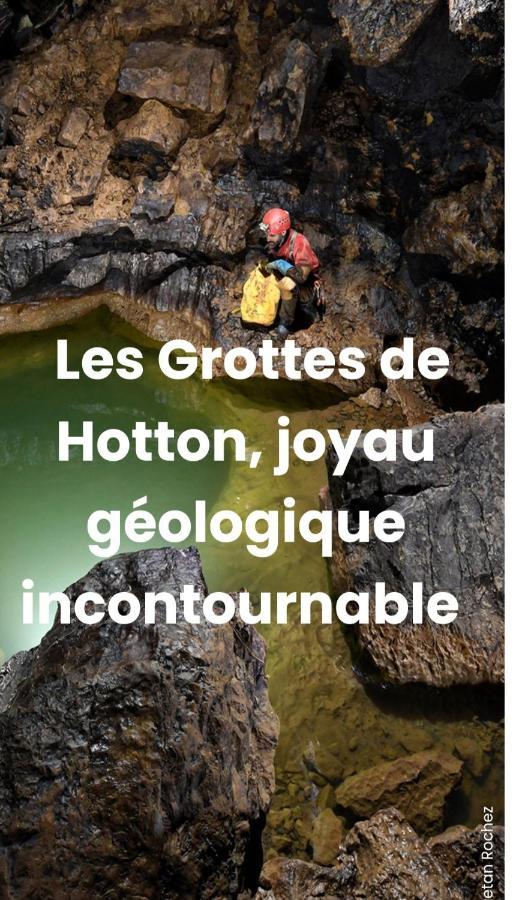 Aux Trois Petits Cochons Lägenhet Hotton Exteriör bild